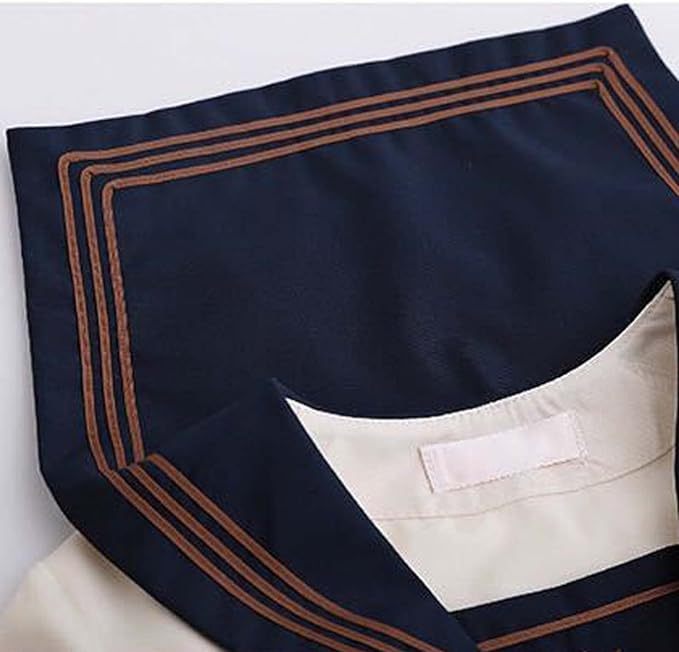 Womens Japanese School Girl JK Skirt Costume,Sexy Pajamas Cosplay Costume,Summer Mini Plaid Skirt with Bow Tie Necktie Shirt Set,Anime Halloween Uniform with Pleated Skirt