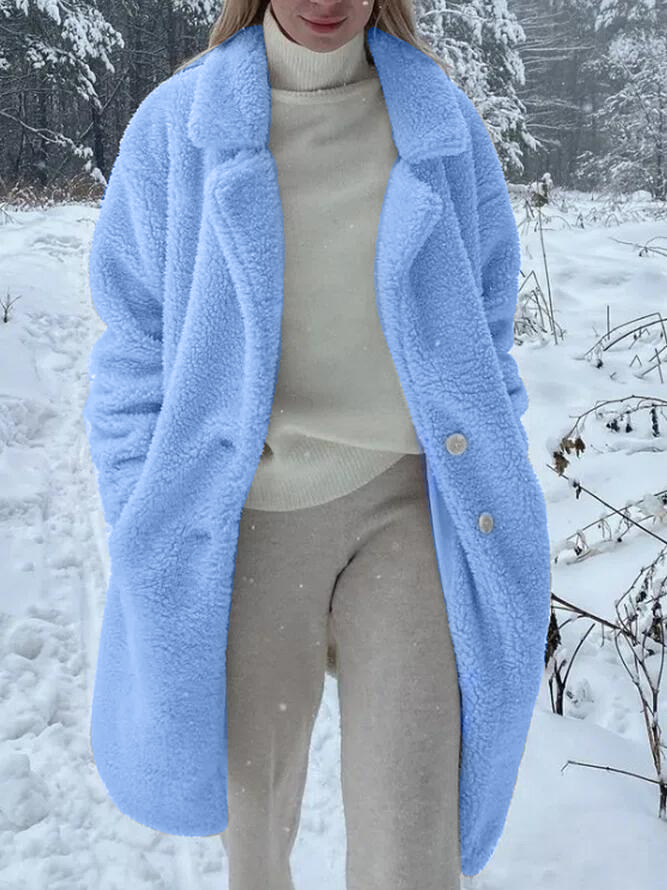 Shawl Collar Casual Cotton Coat Jacket