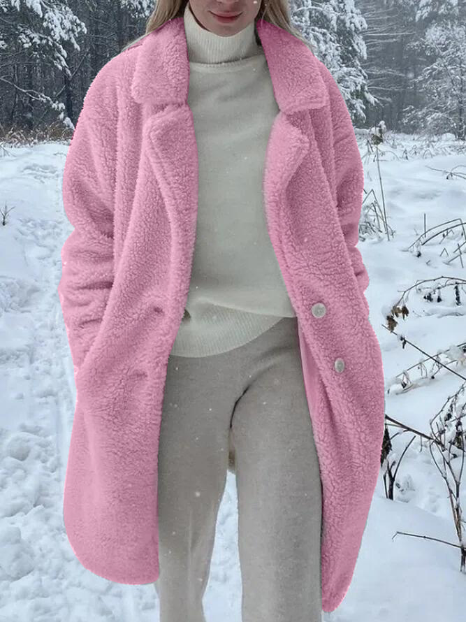 Shawl Collar Casual Cotton Coat Jacket