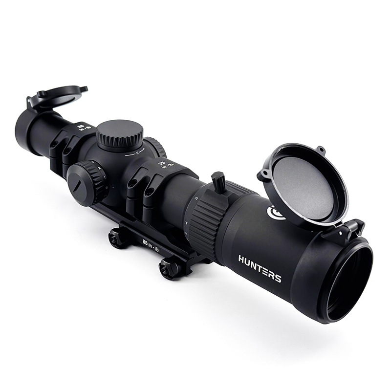 Techhunters 1-6x24 Second Focal Plane LPVO 30mm Rifle Scope Waterproof Fog-Proof Rugged Tactical Hunting  