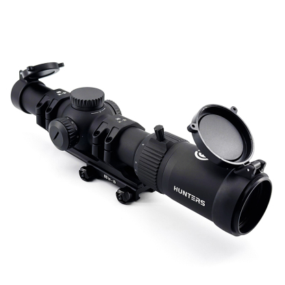 Techhunters 1-6x24 Second Focal Plane LPVO 30mm Rifle Scope Waterproof Fog-Proof Rugged Tactical Hunting  