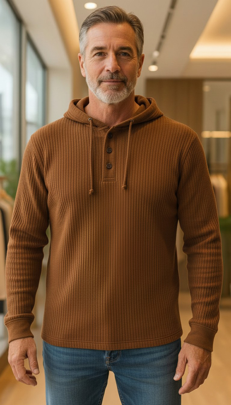 NEW🔥 Men's Knit Ribbed Sweater Jacket