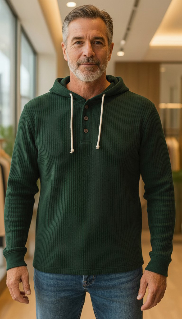 NEW🔥 Men's Knit Ribbed Sweater Jacket
