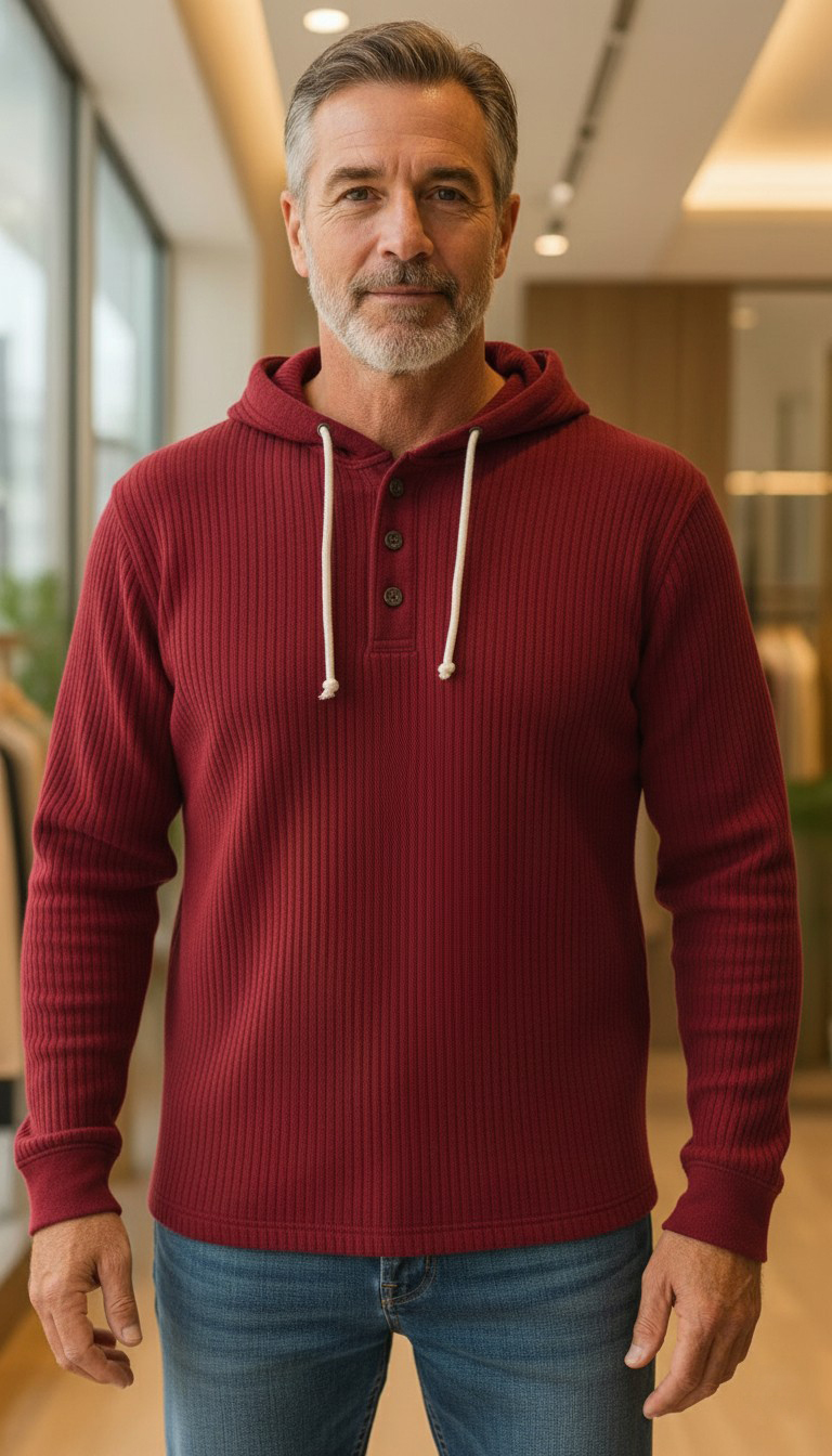 NEW🔥 Men's Knit Ribbed Sweater Jacket