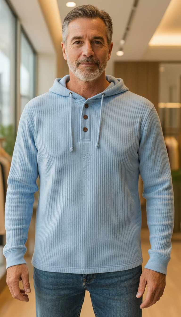NEW🔥 Men's Knit Ribbed Sweater Jacket