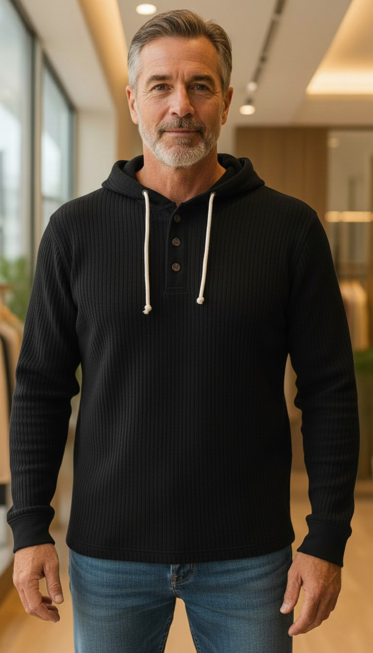 NEW🔥 Men's Knit Ribbed Sweater Jacket