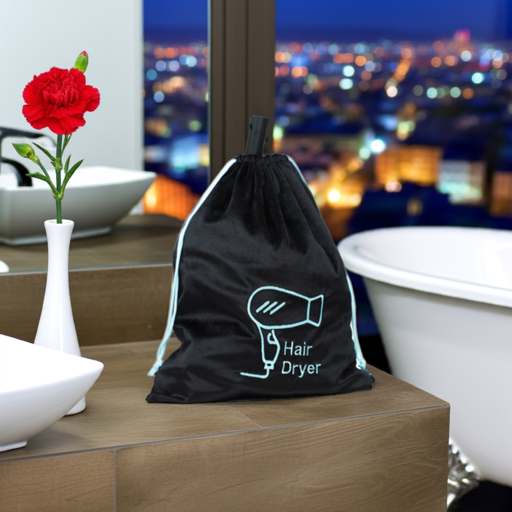 Hair Dryer Bags Drawstring Bag Container Hairdryer Bag for travel bathroom