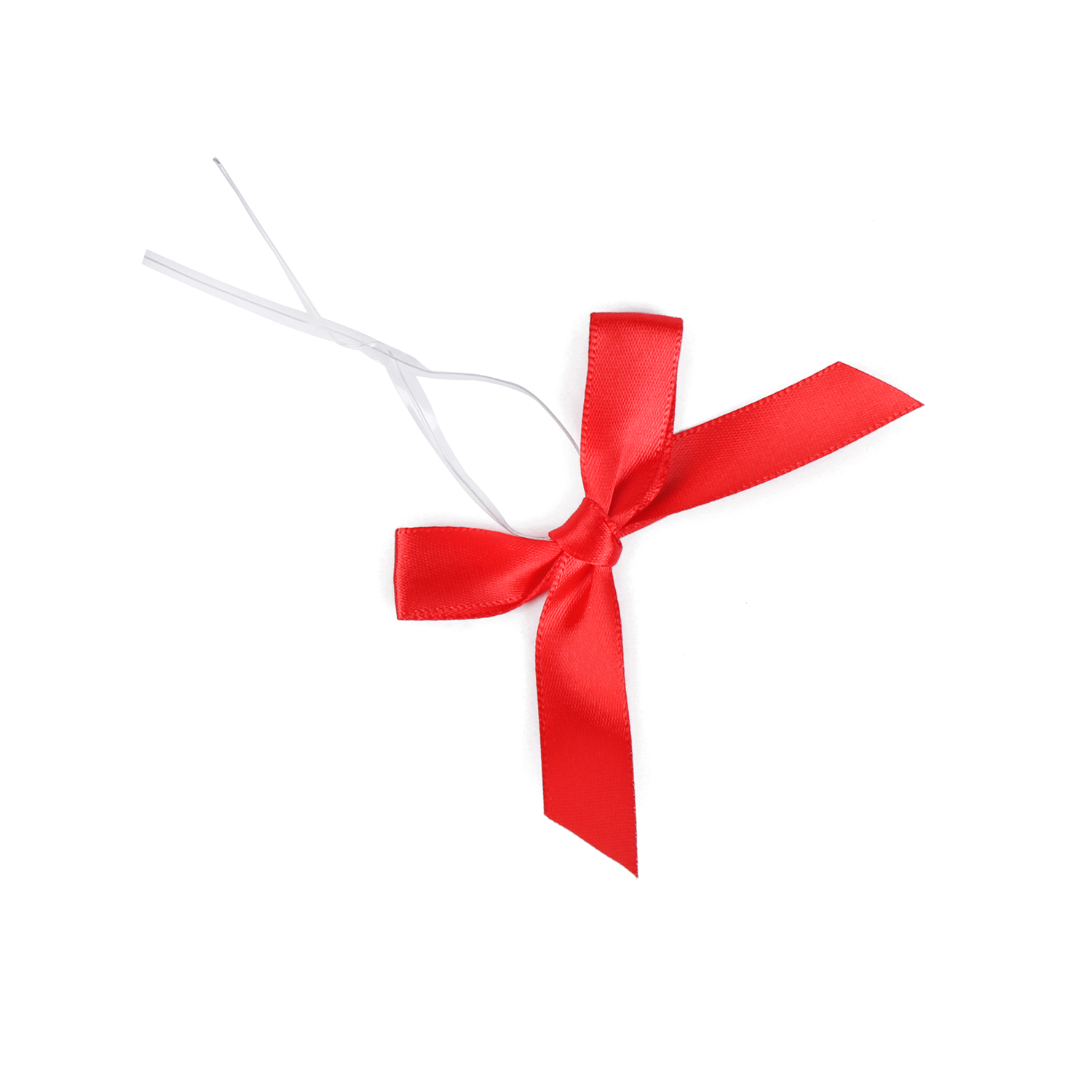 Satin Ribbon Twist Tie Bows for Treat Bags, Gift Bags, Bakery Candy Bags and Package Decorating Ribbon Bow, Bowknot for Gifts