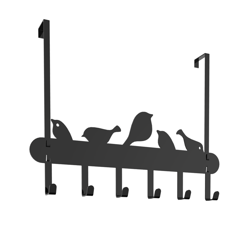 Over The Door Hooks Clothes Hanger Shower Room Towel Hook Hanger Over Door Hooks Black 8 Hooks