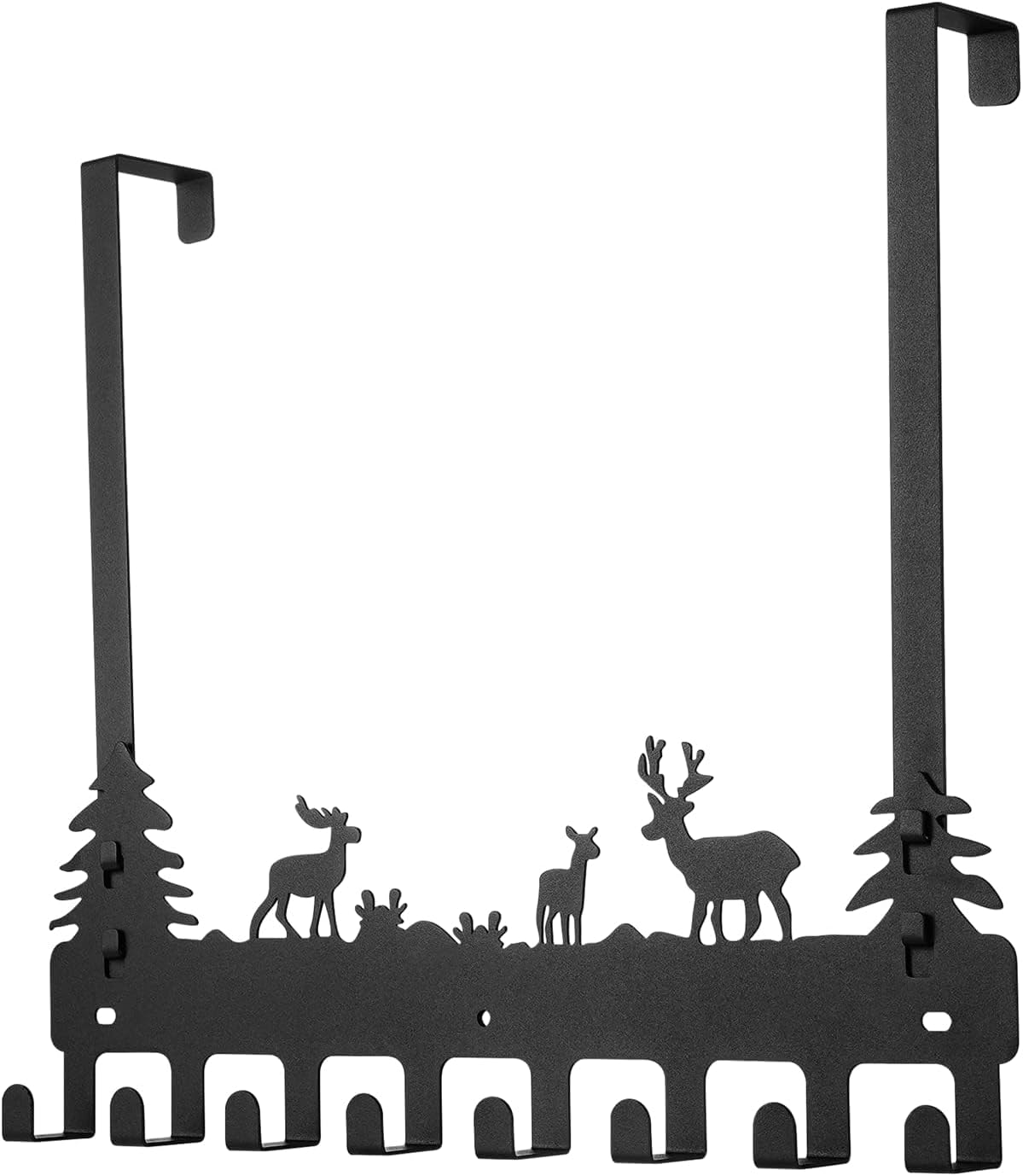 Over The Door Hooks Clothes Hanger Shower Room Towel Hook Hanger Over Door Hooks Black 8 Hooks