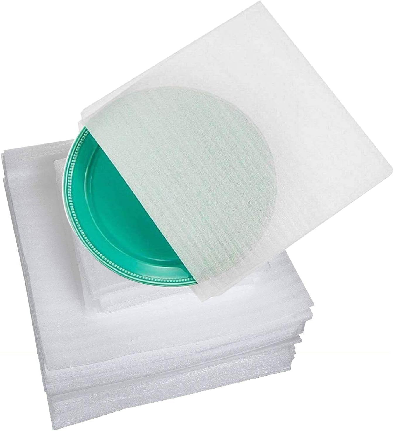 Dish Packing Supplies for Moving,Cushion Foam Pouches for Packing Dishes and Foam Sheets Packing Materials for fragile items