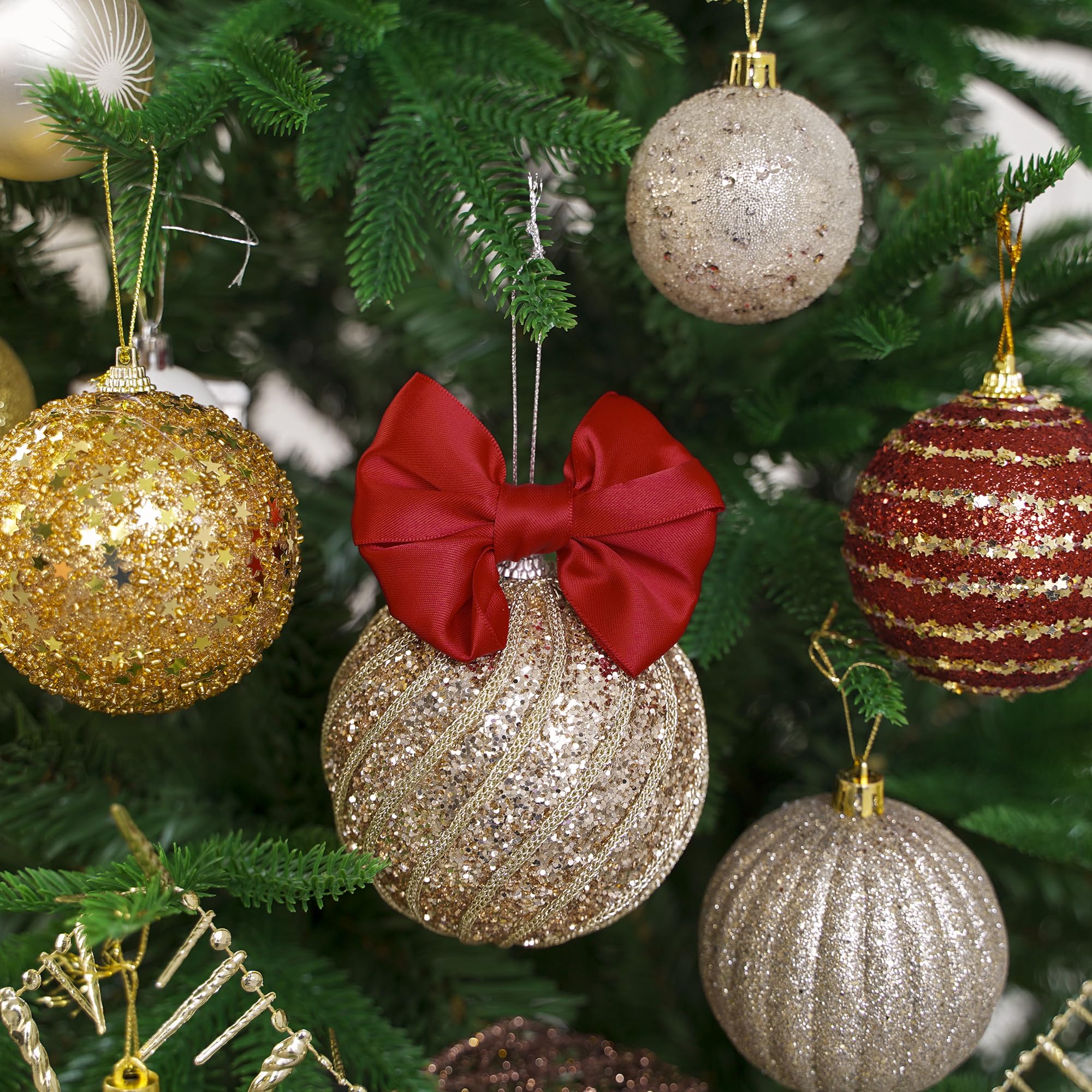 3.5inches Twist Tie Bows for Treat Bags Satin Ribbon Bows for Crafts, 25 Packs