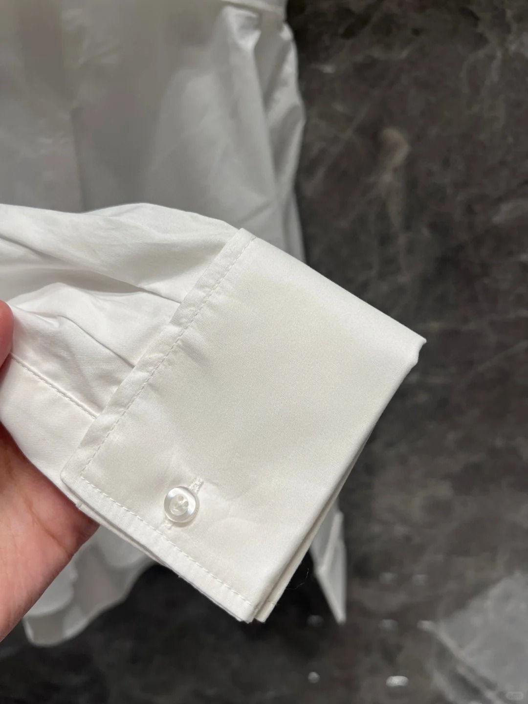 DIO25SS White One Shoulder Blouse