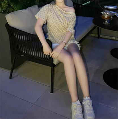 LU Loop Old Flower Print T-Shirt