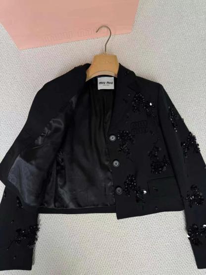 Miu Beaded Short Jacket