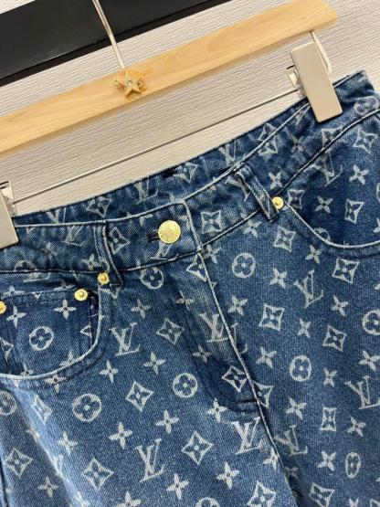 1V Jacquard Jeans