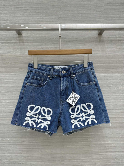 LOE 25SS Cotton Twill Denim Shorts