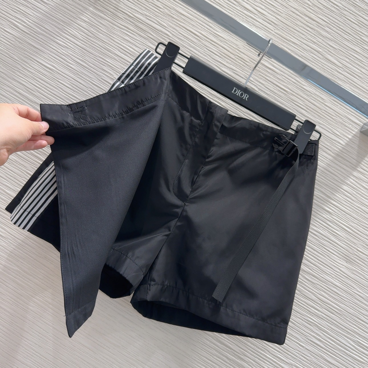 DIO25SS Black Breathable Dress Shorts