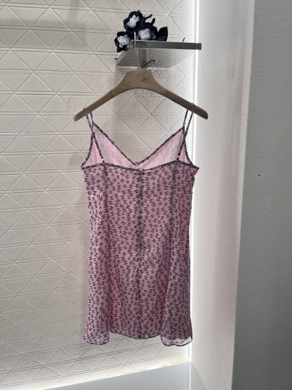 CHANE25SS Bowknot Halter Dress