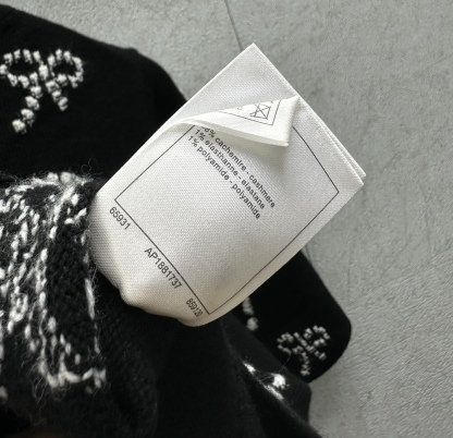 CHANE Floral Cashmere Short Sleeve Cardigan