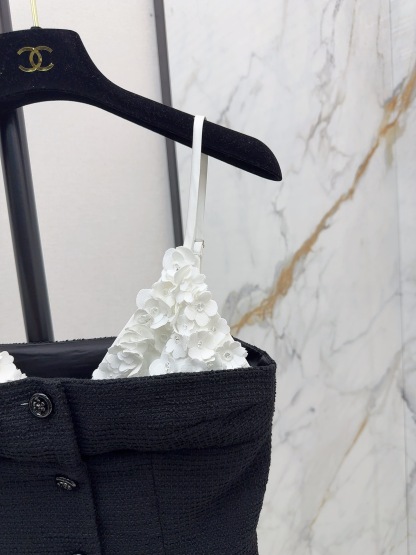 CHANE25SS three-dimensional floral suspenders