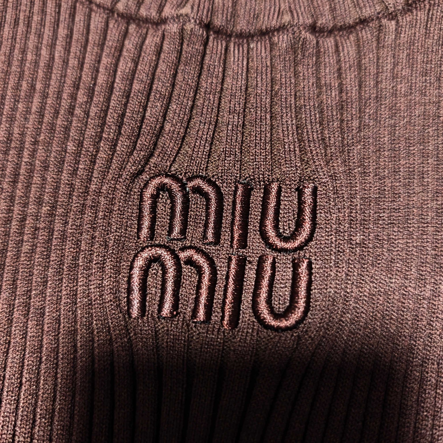 MIU Curry Knit Vest