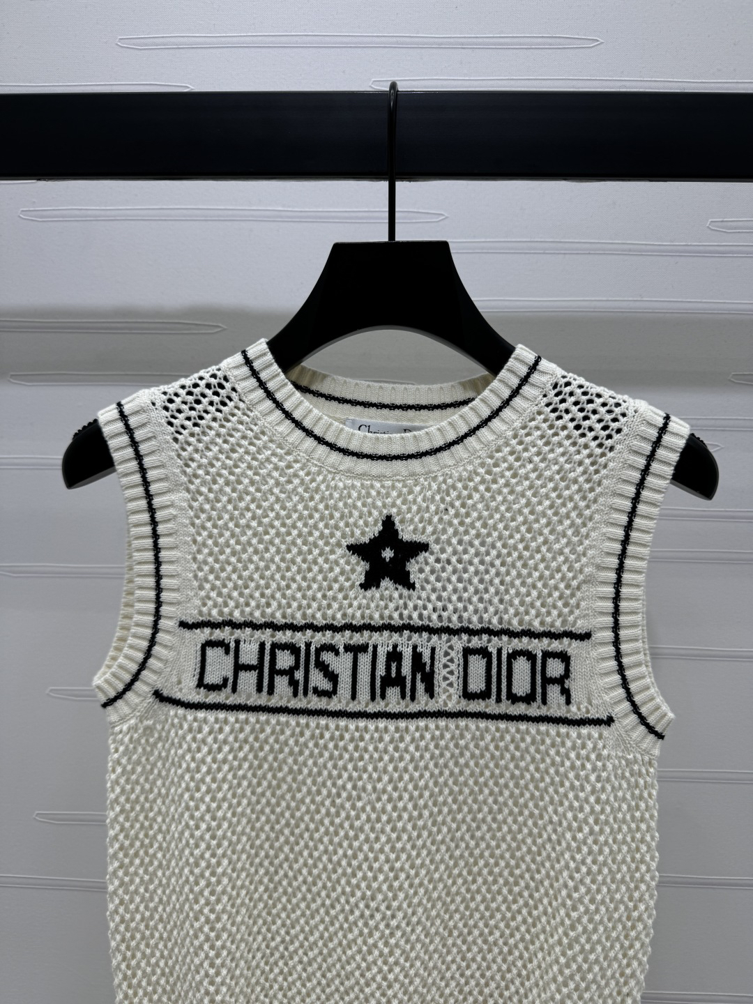 DIO25SS Colour Block Knit Tank Top