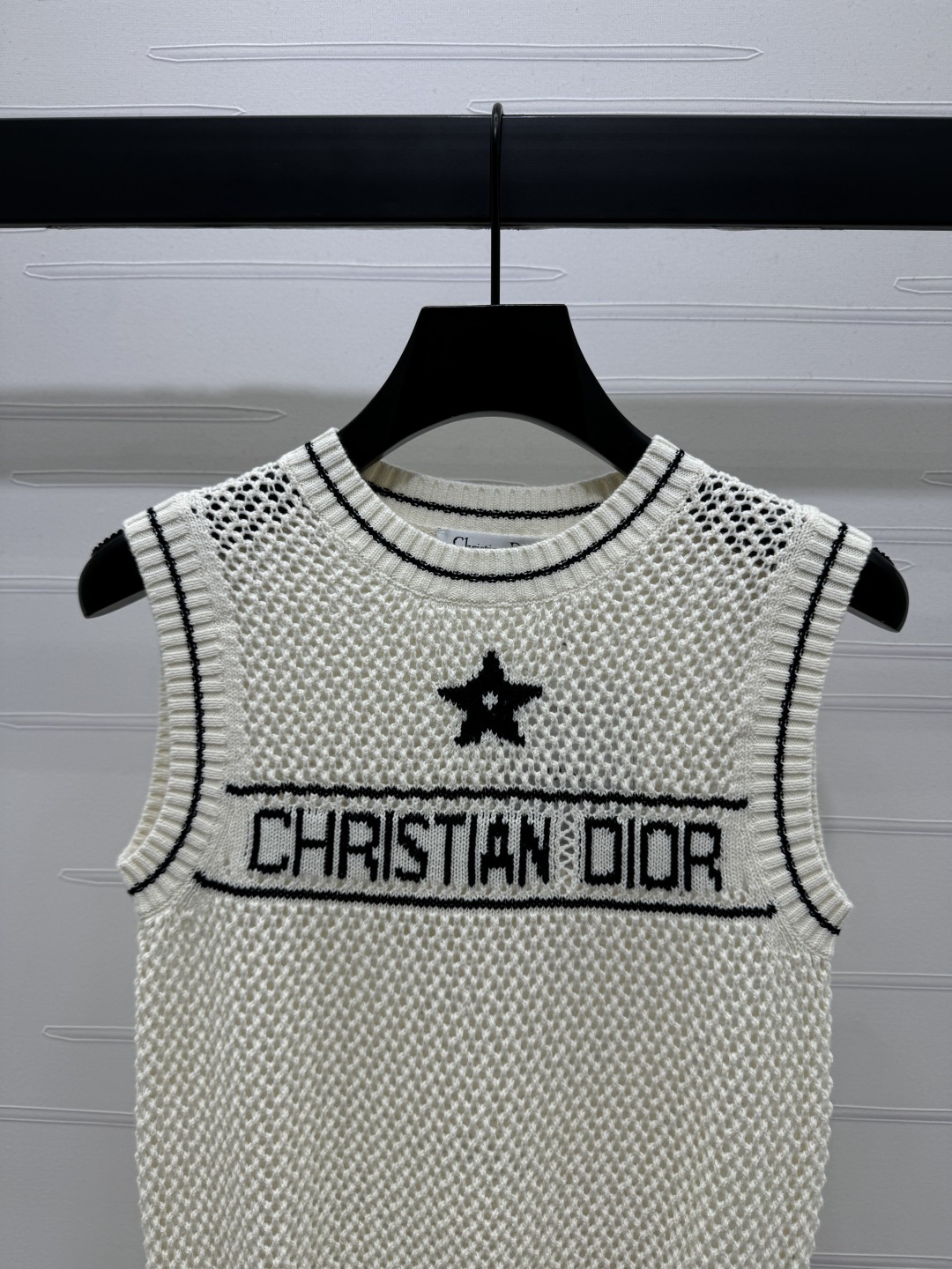 DIO25SS Colour Block Knit Tank Top