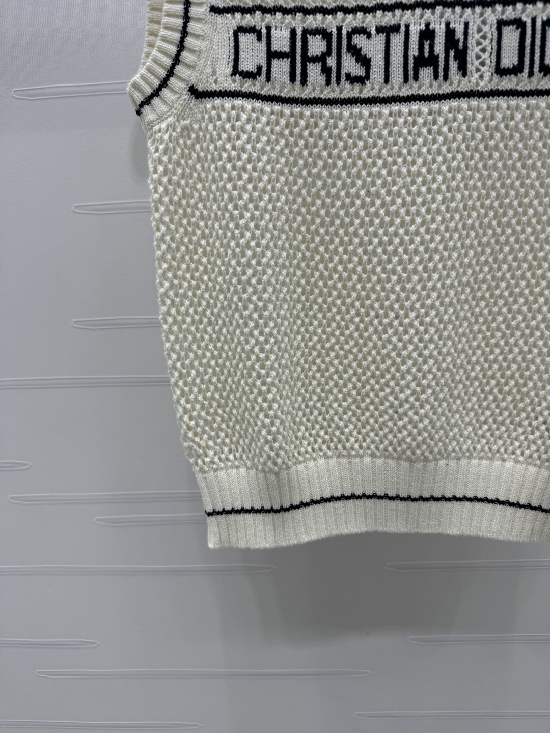 DIO25SS Colour Block Knit Tank Top