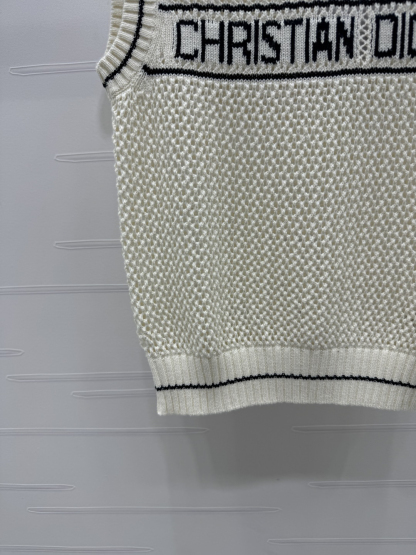 DIO25SS Colour Block Knit Tank Top