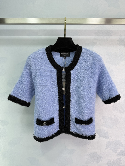 CHANE25SS chambray cardigan jacket