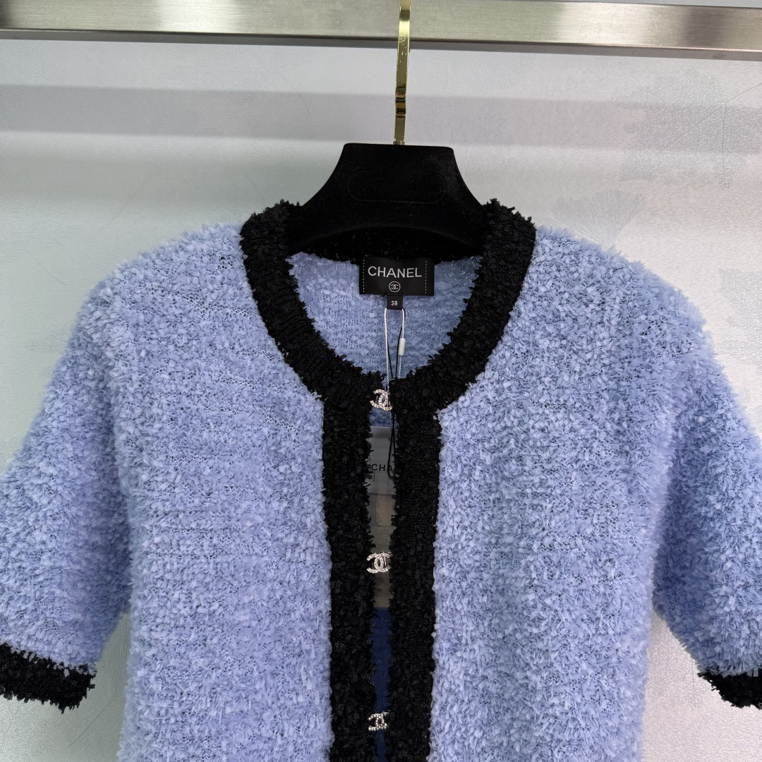 CHANE25SS chambray cardigan jacket