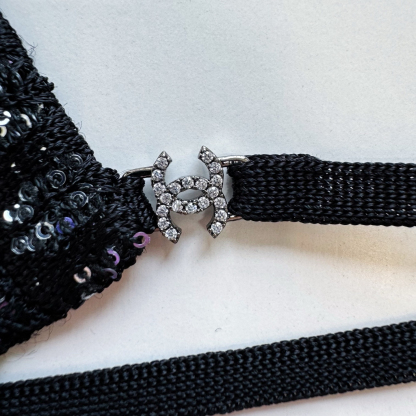 CHANE25SS Beaded Suspenders