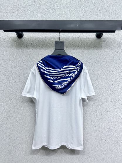 Louis Vuit25SS White Short Sleeve T-Shirt