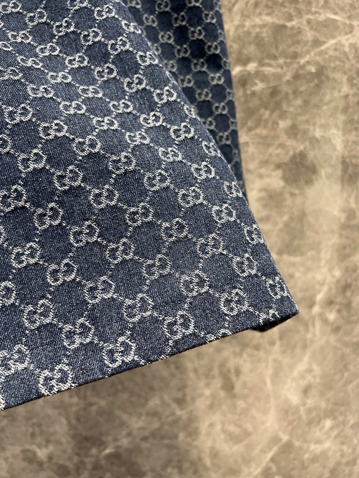 GUCC25SS Classic Double G Old Flower Round Neck Dress