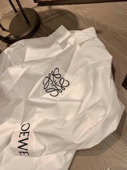 LOE White Simple Logo Shirt