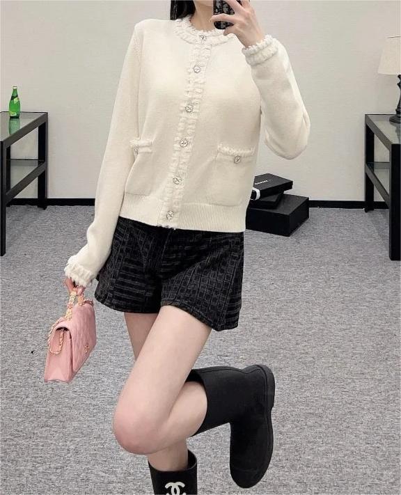 CHANE25SS Spice Round Neck Cardigan Jacket