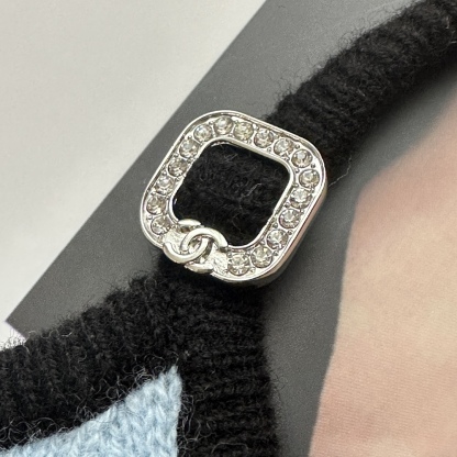 CHANE Blue and Black Striped Camisole Tank Top