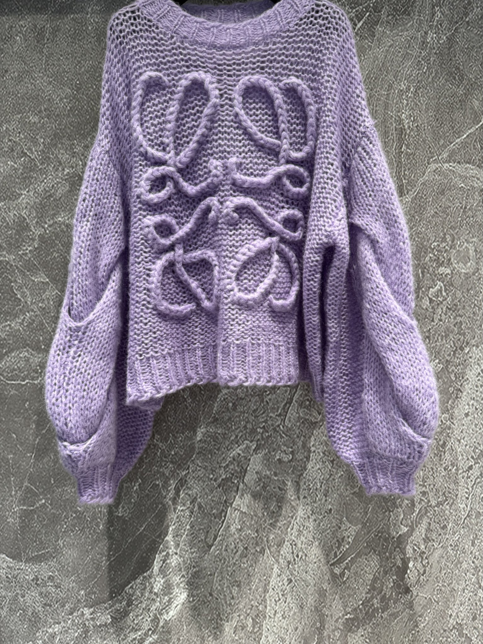 LOE Loose Contour Seahorse Sweater