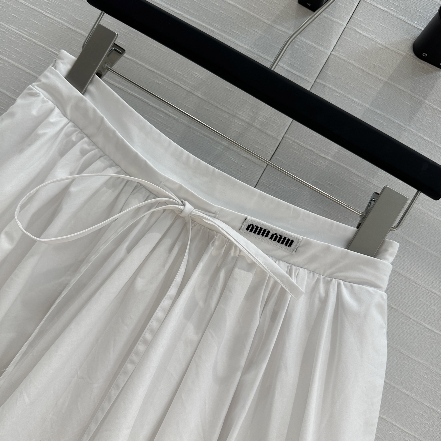 MIU Ballet Style False Two Piece Half Skirt