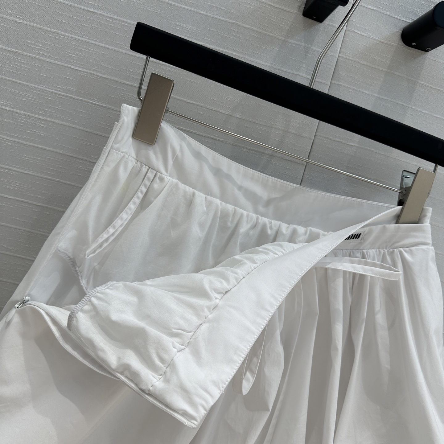 MIU Ballet Style False Two Piece Half Skirt