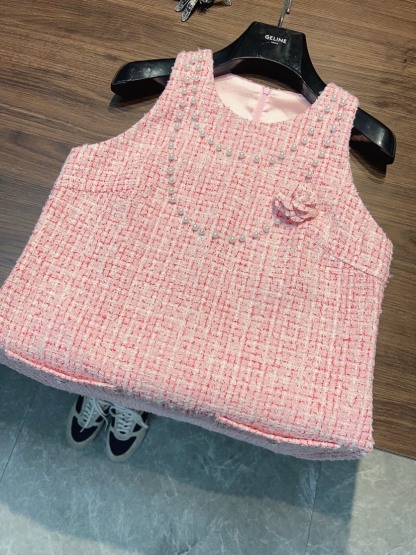 CHANE25SS tweed dress