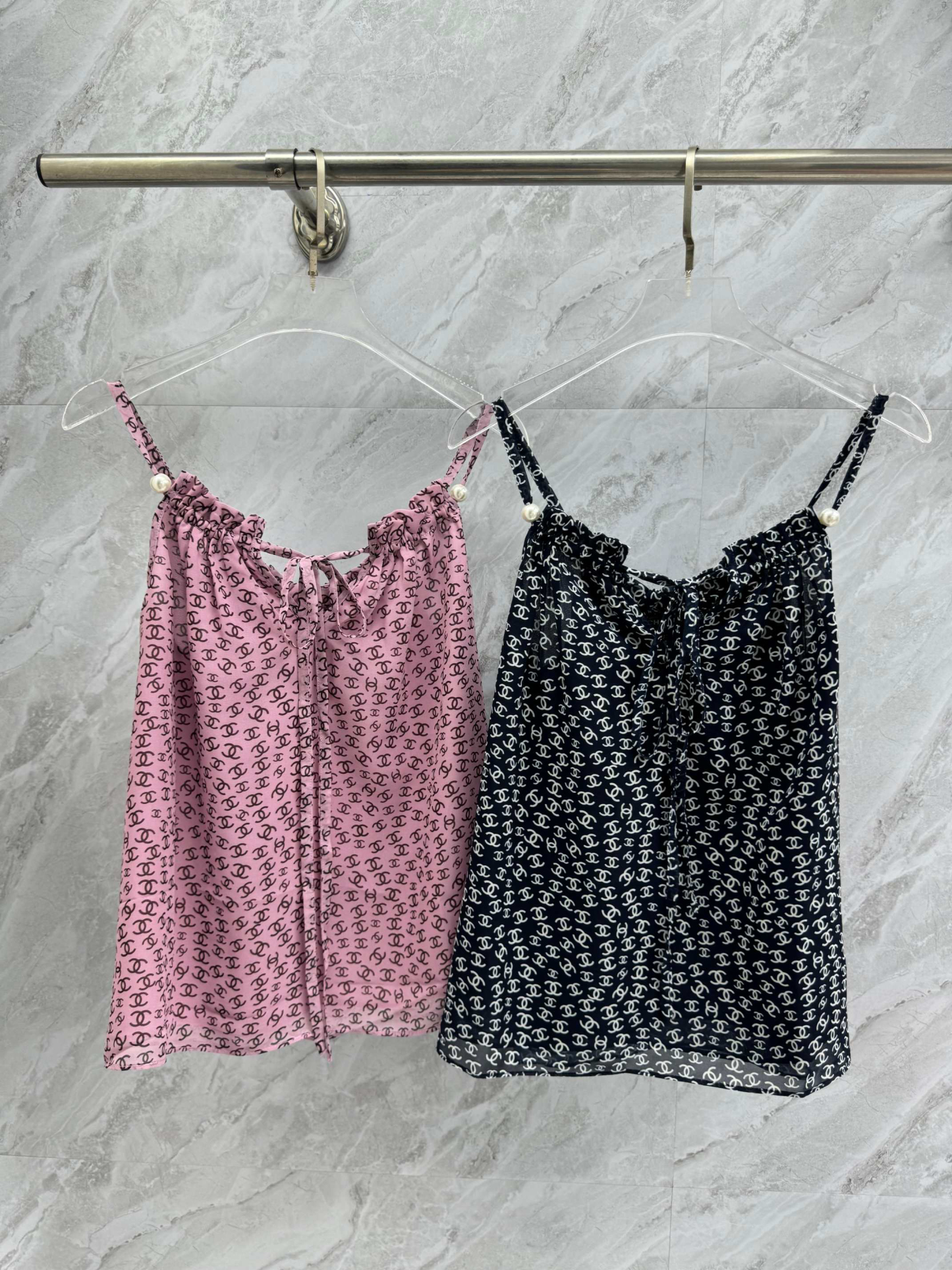 CHANE25SS double c all over print camisole top