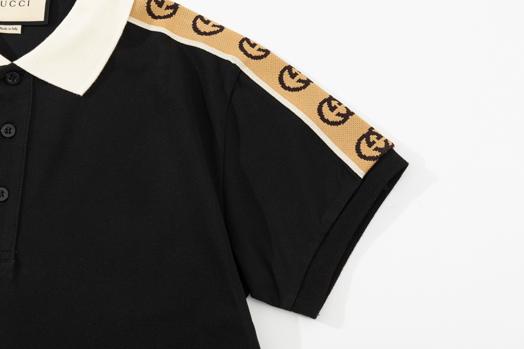 DIA Shoulder logo short sleeved polo