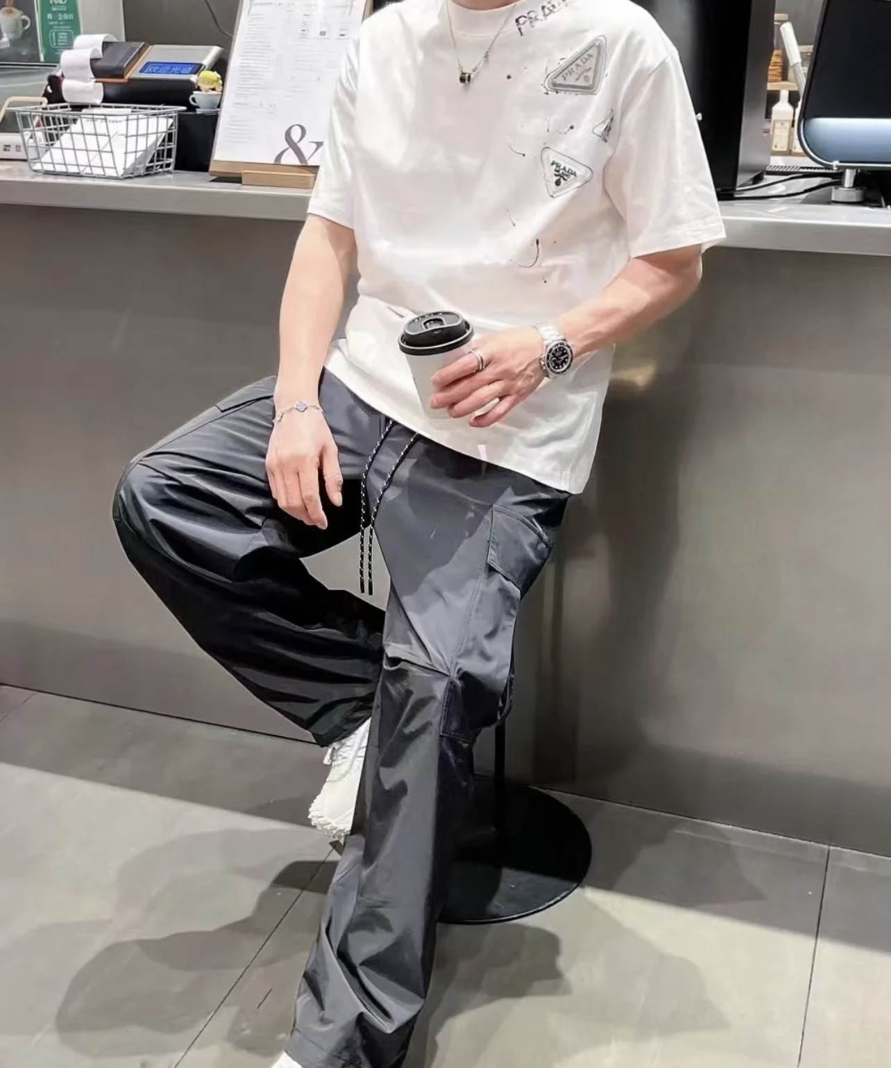 PLD 25SS Classic Triangle Logo Printed T-shirt