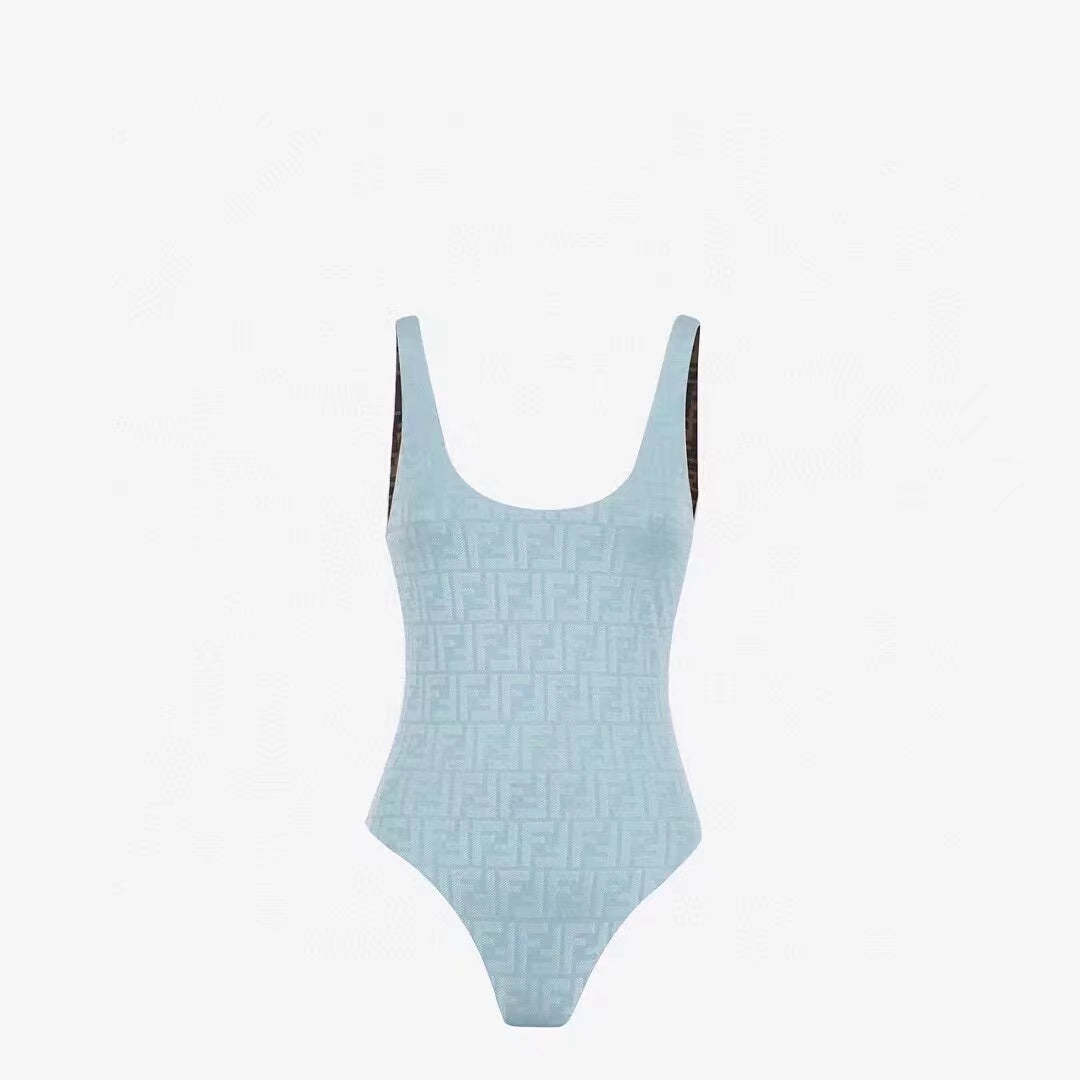 Backless reversible swimsuit