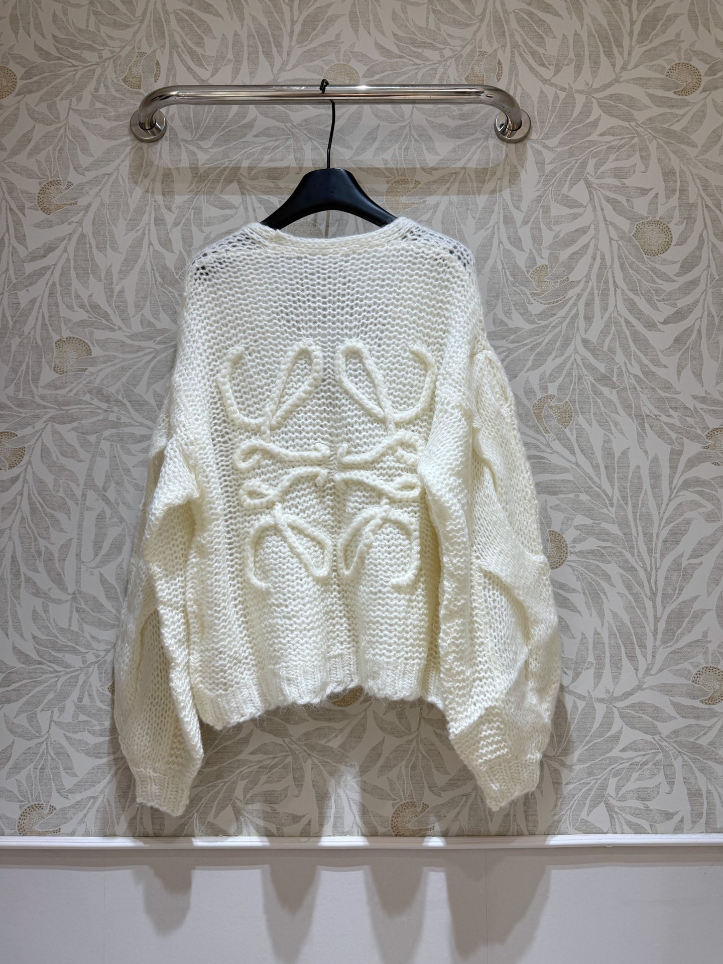 LEW Hollow-out knitted cardigan