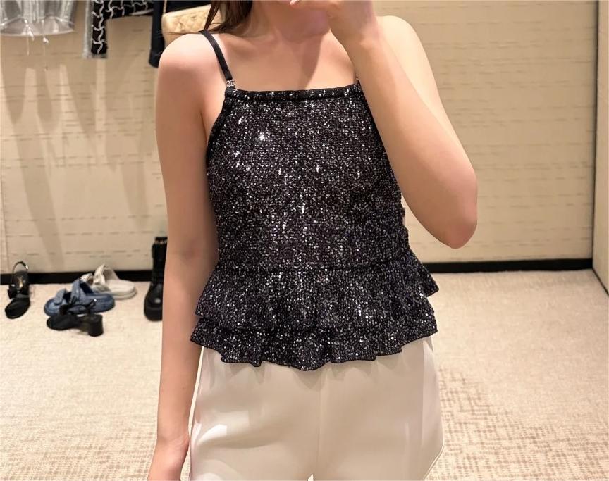 CHANE25SS Beaded Suspenders