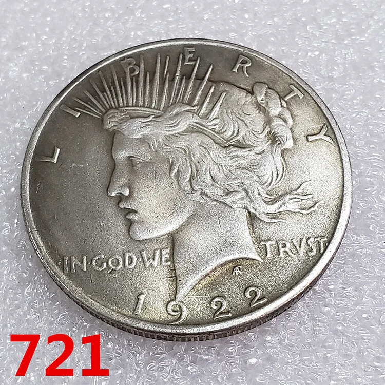 The Complete Collection of  Peace Silver Dollar 12Pcs