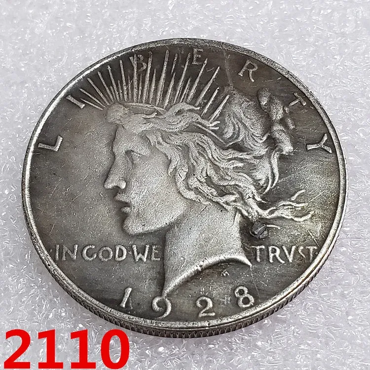 The Complete Collection of  Peace Silver Dollar 12Pcs